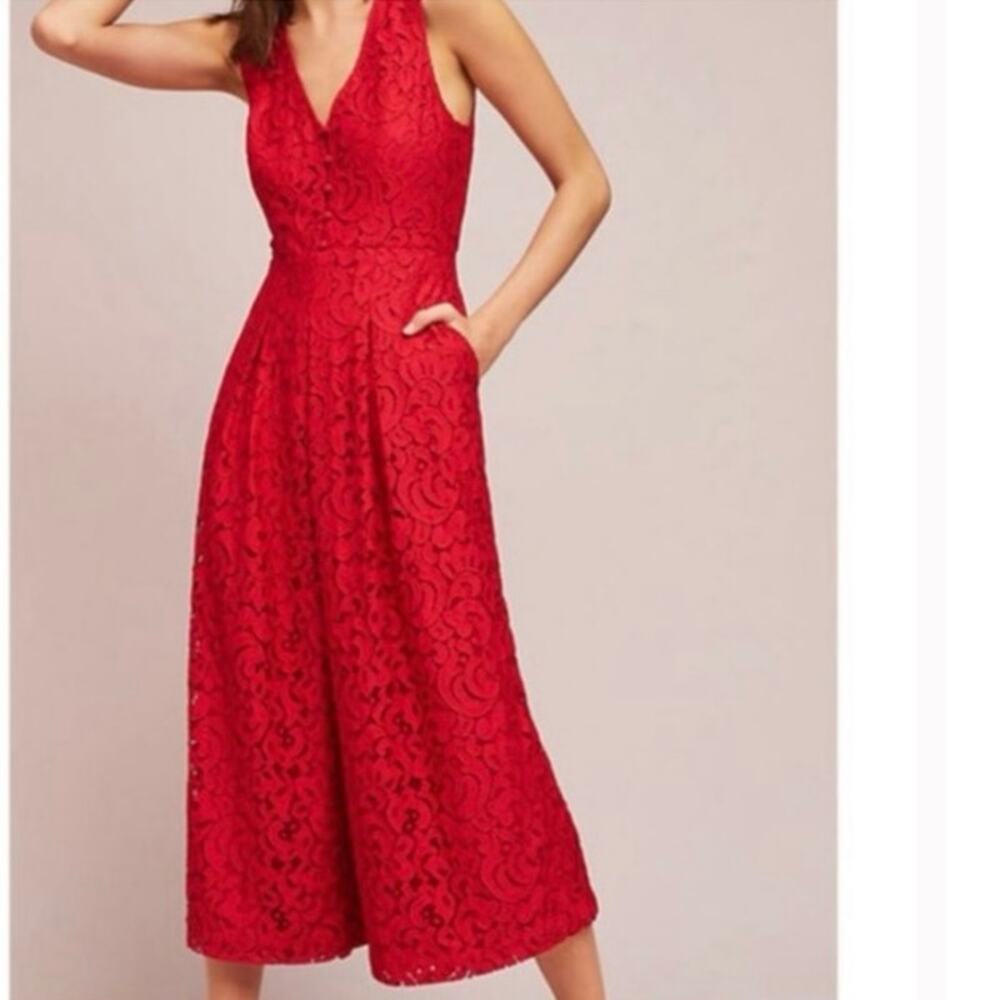Anthropologie Moulinette Soeurs wide leg jumpsuit - Picture 3 of 10